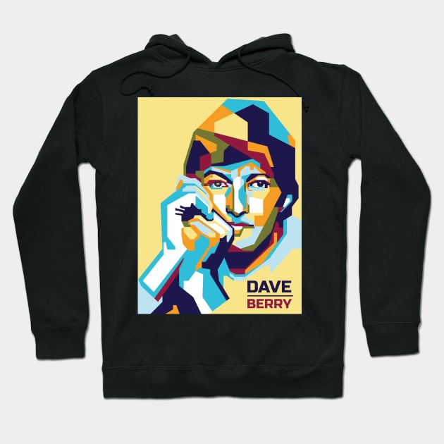 Abstract Dave Berry in WPAP Hoodie by smd90